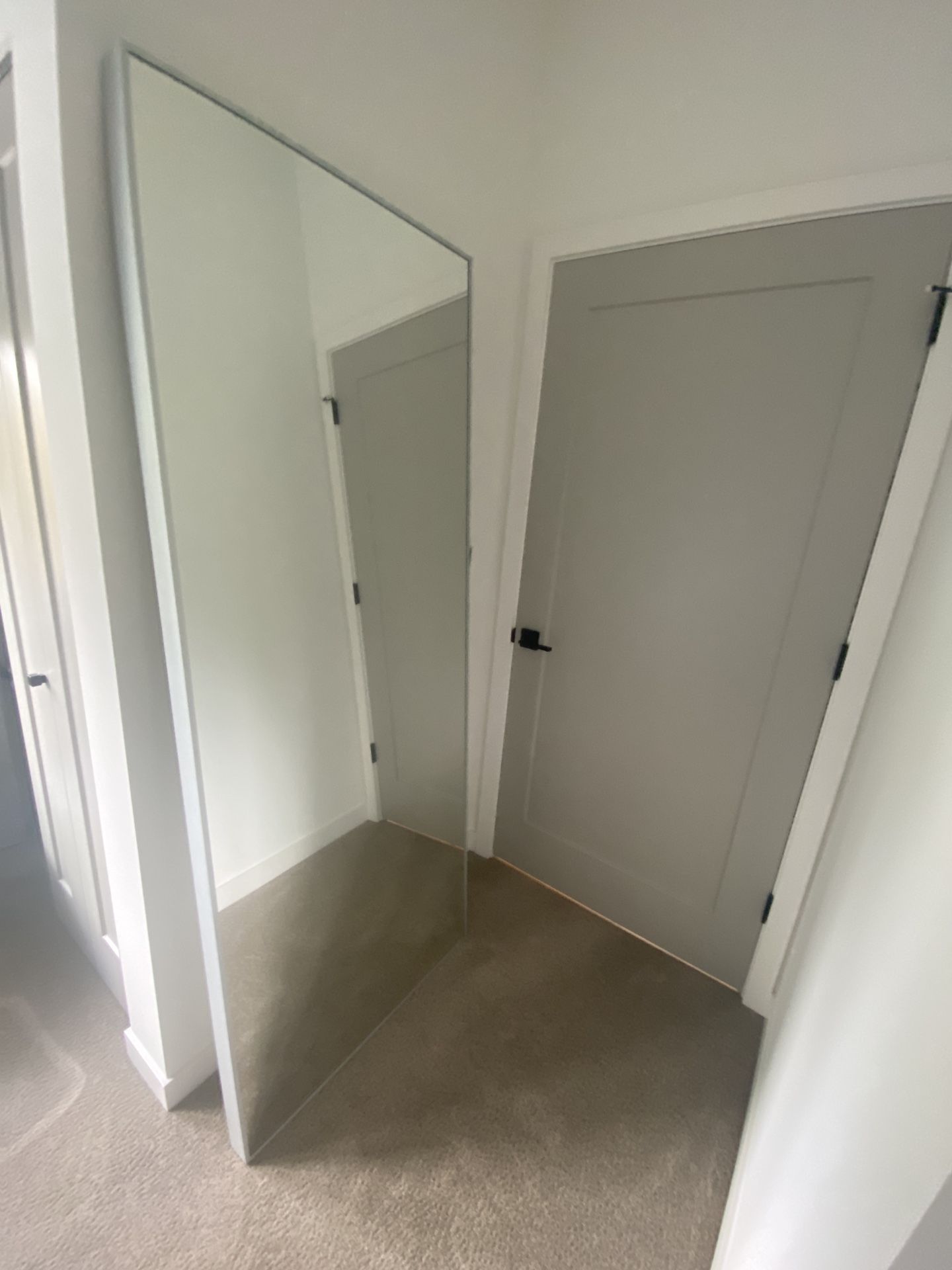 IKEA Hovet Mirror, Aluminum Frame