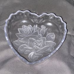 Heart Shaped Rose, candy dish
