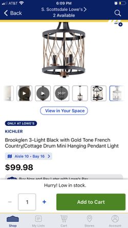 Kichler 3 In 1 Cieling Light 