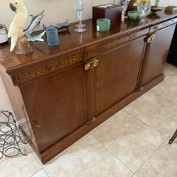 Cherry Wood Hutch 