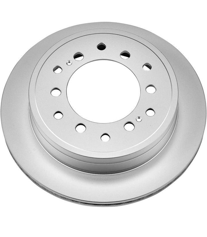 Power Stop JBR1396EVC Rear Evolution Geomet Coated Brake Rotor For Lexus GX-2023, Toyota 4Runner 2010-2024, Toyota FJ Cruiser 2010-2014
