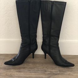 Tall Leather Boots