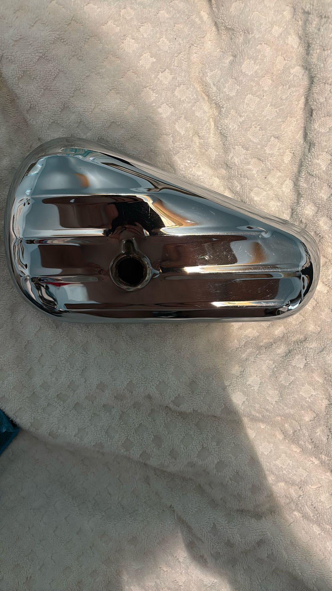 Right Side Chrome Tool Box, For 1991 Harley Davidson Softail Good Condition