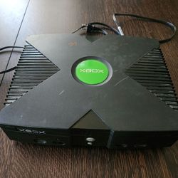 Original XBox 2001 Console Box PARTS ONLY $25