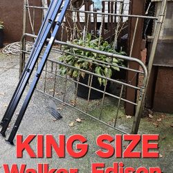 PRE-OWNED SCARLETT BOHO KING BED FRAME(All Hardware n Excellent Condition)