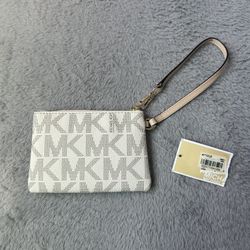Michael Kors Vanilla SM Wristlet
