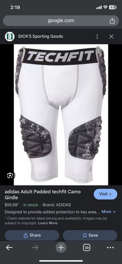 Adidas Tech Fit Football Girdle 5-Padded Pants