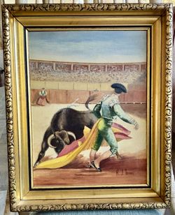 Matador Paintings signed by H.J. Young