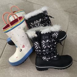 Toddler Girl Boots Size 6 And 7