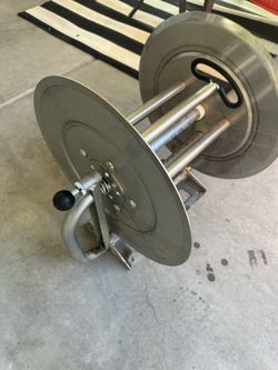Power wash hose reel