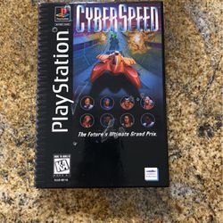 Cyberspeed (Long Box) (Sony PlayStation 1 PS1, 1995) ☆ Authentic ☆