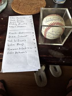 Mickey Mantle 500 Ball With 11 Sigs