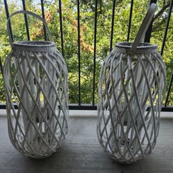 Decorative Laterns / Indoor & Outdoor use / 2 Set
