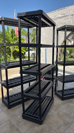 I have FOUR - 5 tiers plastic shelf’s
