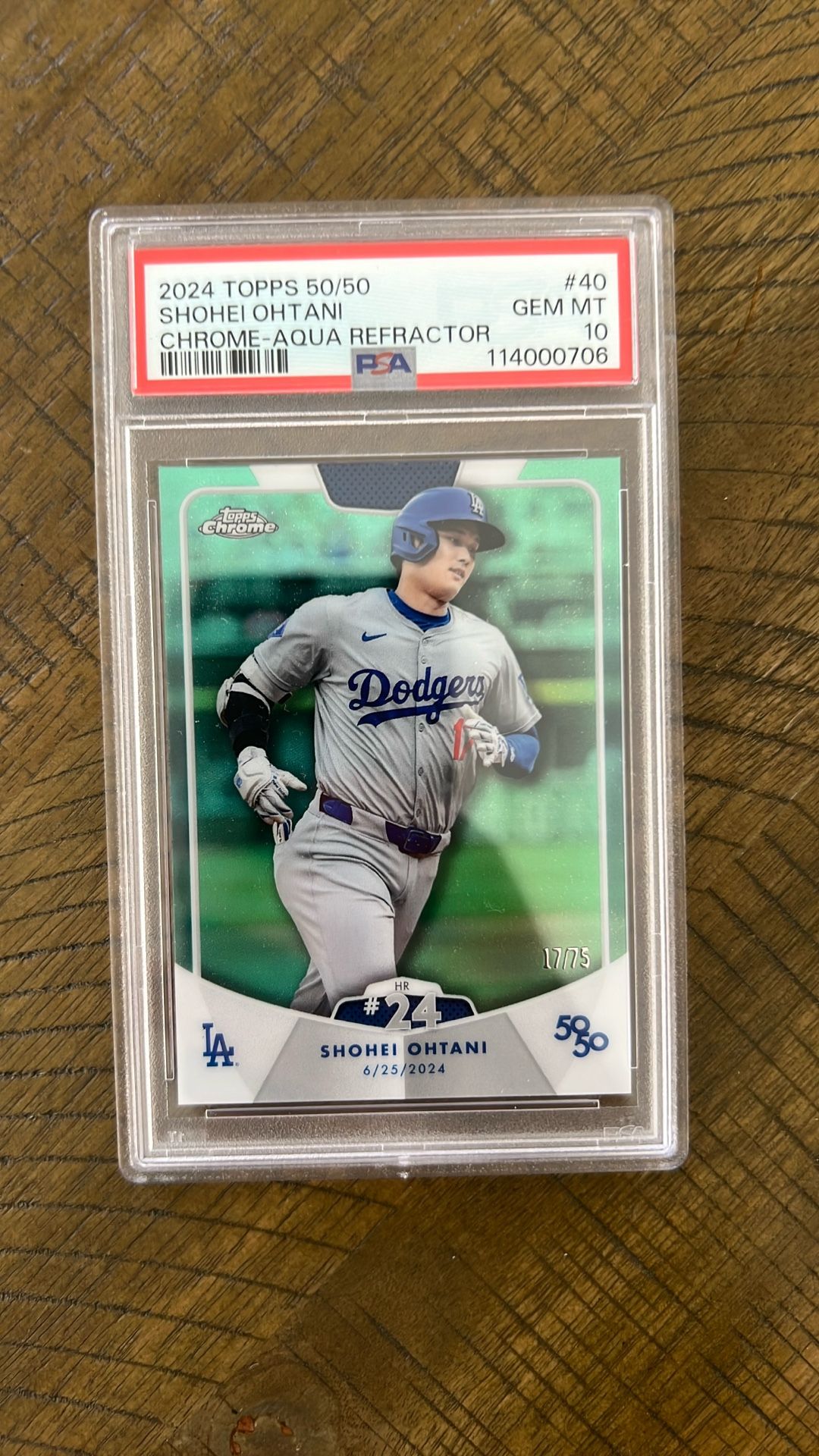 Shohei Ohtani 2024 Topps 50/50