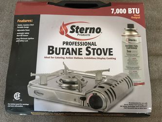 Sterno stainless steel stove