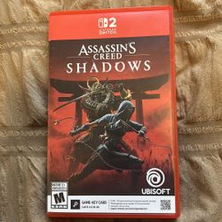 Switch game assassin Creed shadows