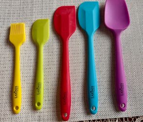 Like New laxinis World Silicone Spatula Utensil set