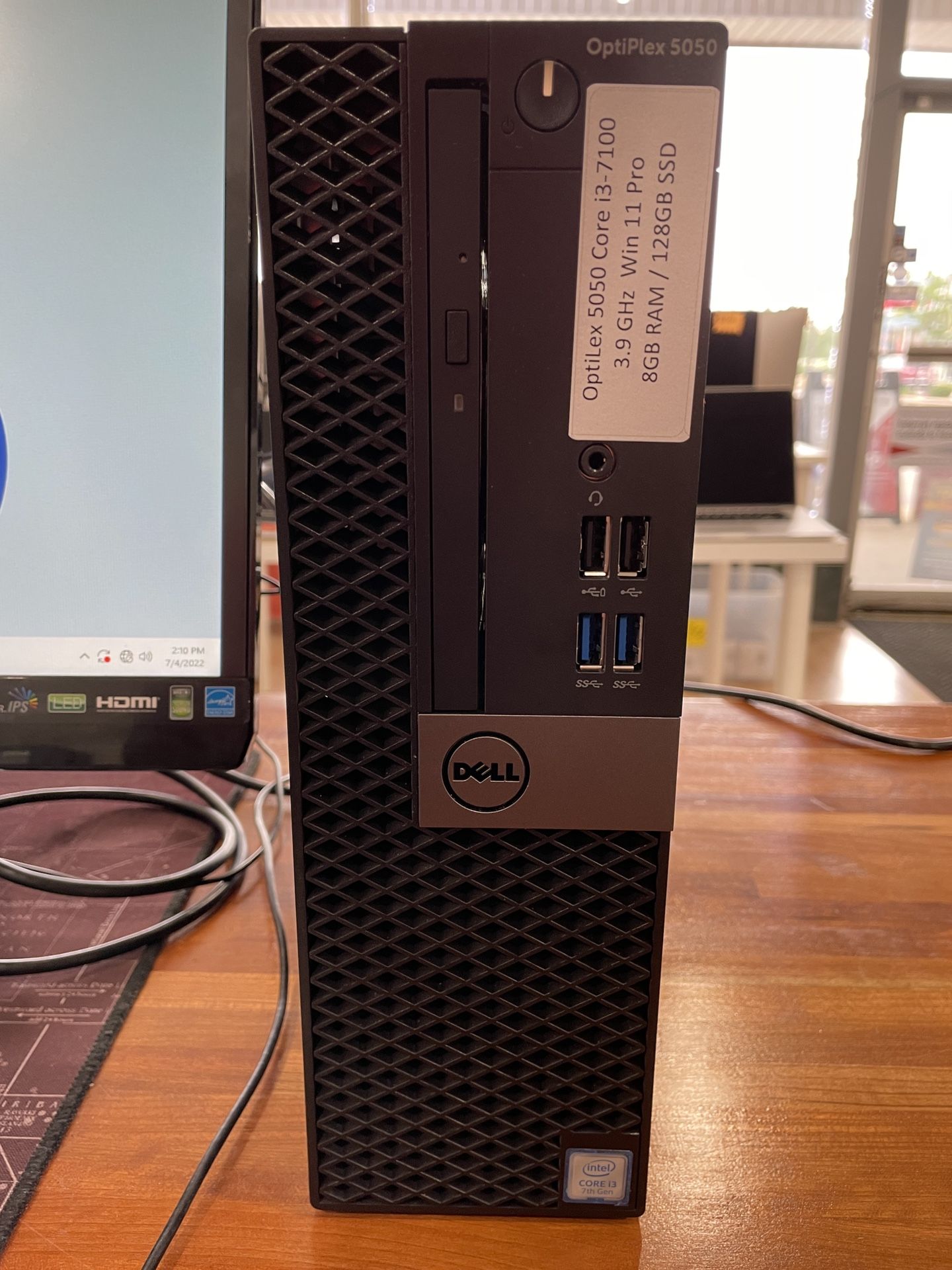 Dell Optiplex PC WINDOWS 11 2018 Model 8GB RAM 128GB SSD