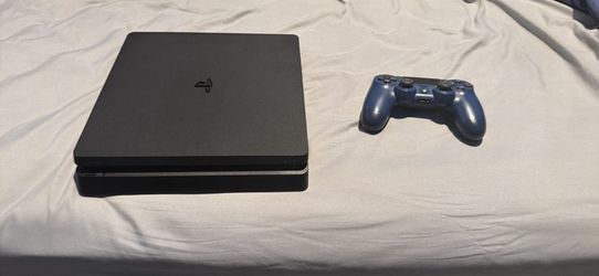 playstation 4 with controller