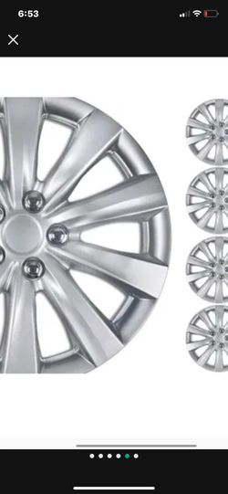 Premium hubcaps all sizes $15 the set of four /COPAS TODAS MEDIDAS $15 el juego de cuatro