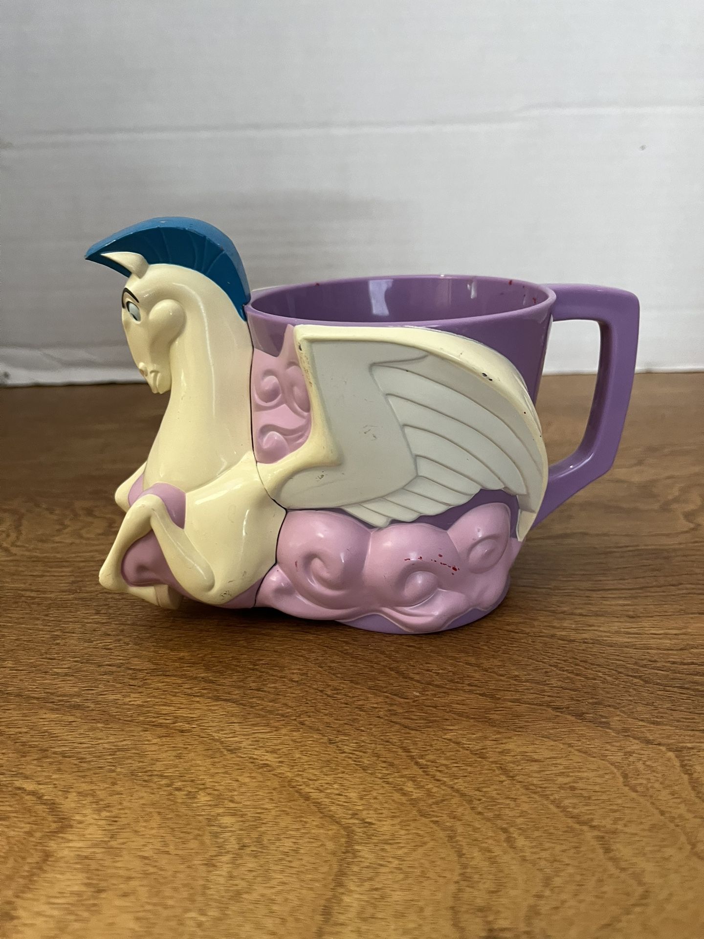 1997 Disney Hercules Pegasus Children's 3D Character Drinking Cup Mug