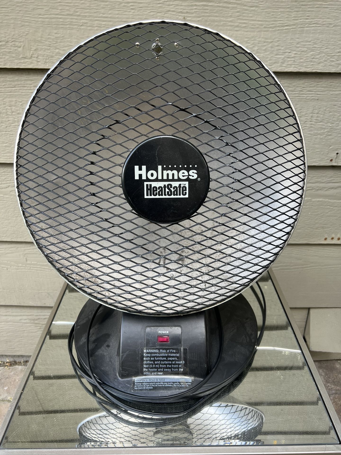 Holmes Heater Ma0157 Lhs700 Heat Safe 1100 Watt Parabolic Heater for