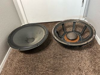 DAMAGED Bass pa 15 inch 8 ohm speaker peavey trace Elliot celestion eminence woofer BLOWN OUT