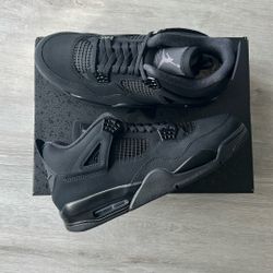 Size 12 Jordan 4 Black Cats