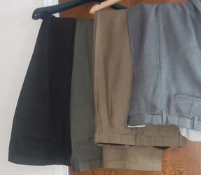 Mens slacks some wore once only, size 34/32, 36/32