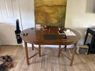 Wood Dining Table (Extendable)