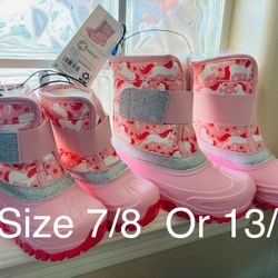 Pink Snow Boots New $25