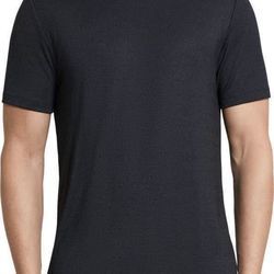 THEORY Black Multi Anemone Milano Shirt