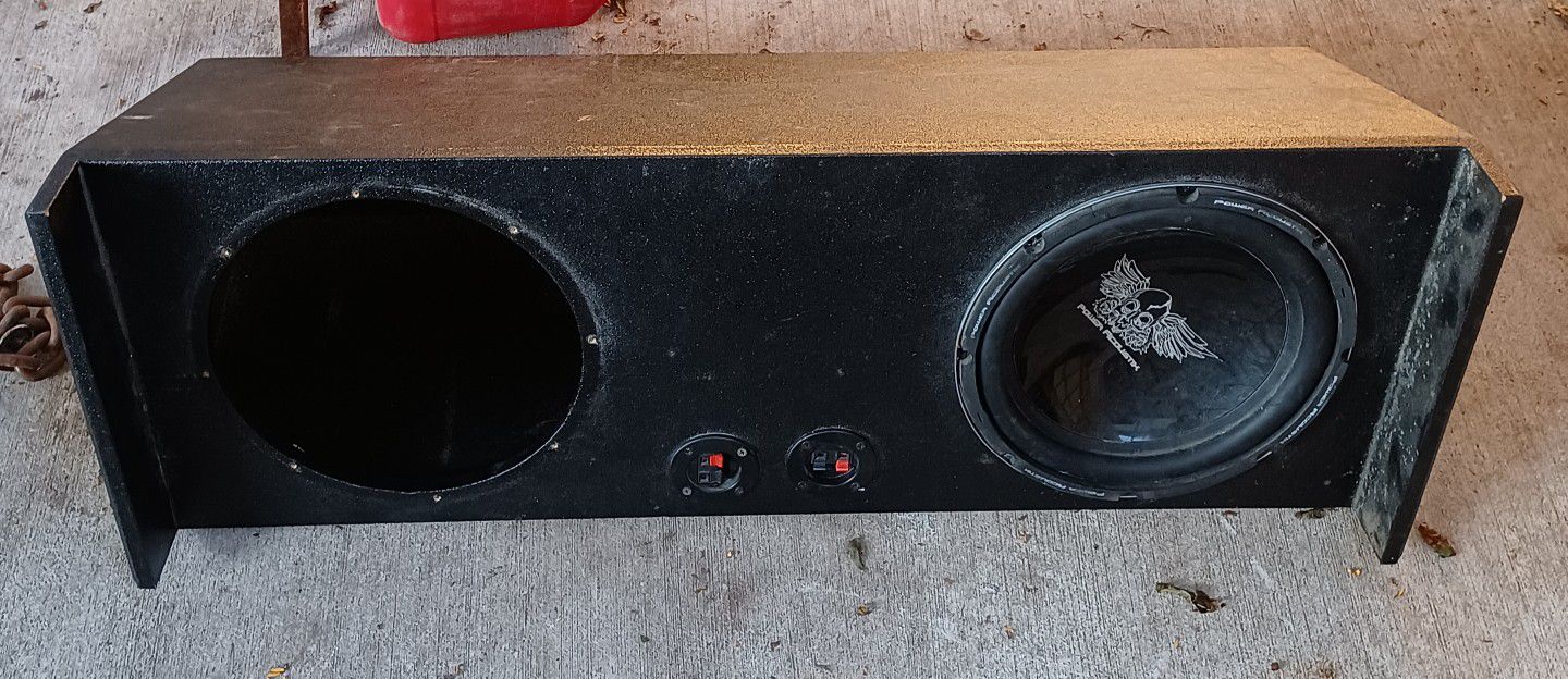 Two 12 inch Subwoofer Box