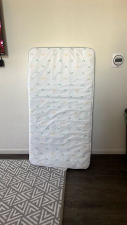 Crib mattress with  mattress pad cover