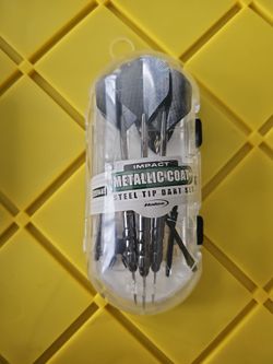 Darts Halex Metallic Coated Barrels Steel Tip Impact Set 22 Grams