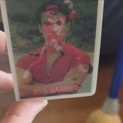 Red Jason Power Rangers Trading Card