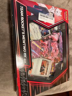 Team Rockets Mewtwo ex box