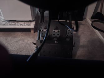Logitech Steering Wheel And Pedals And Shifter With Force Feed Back