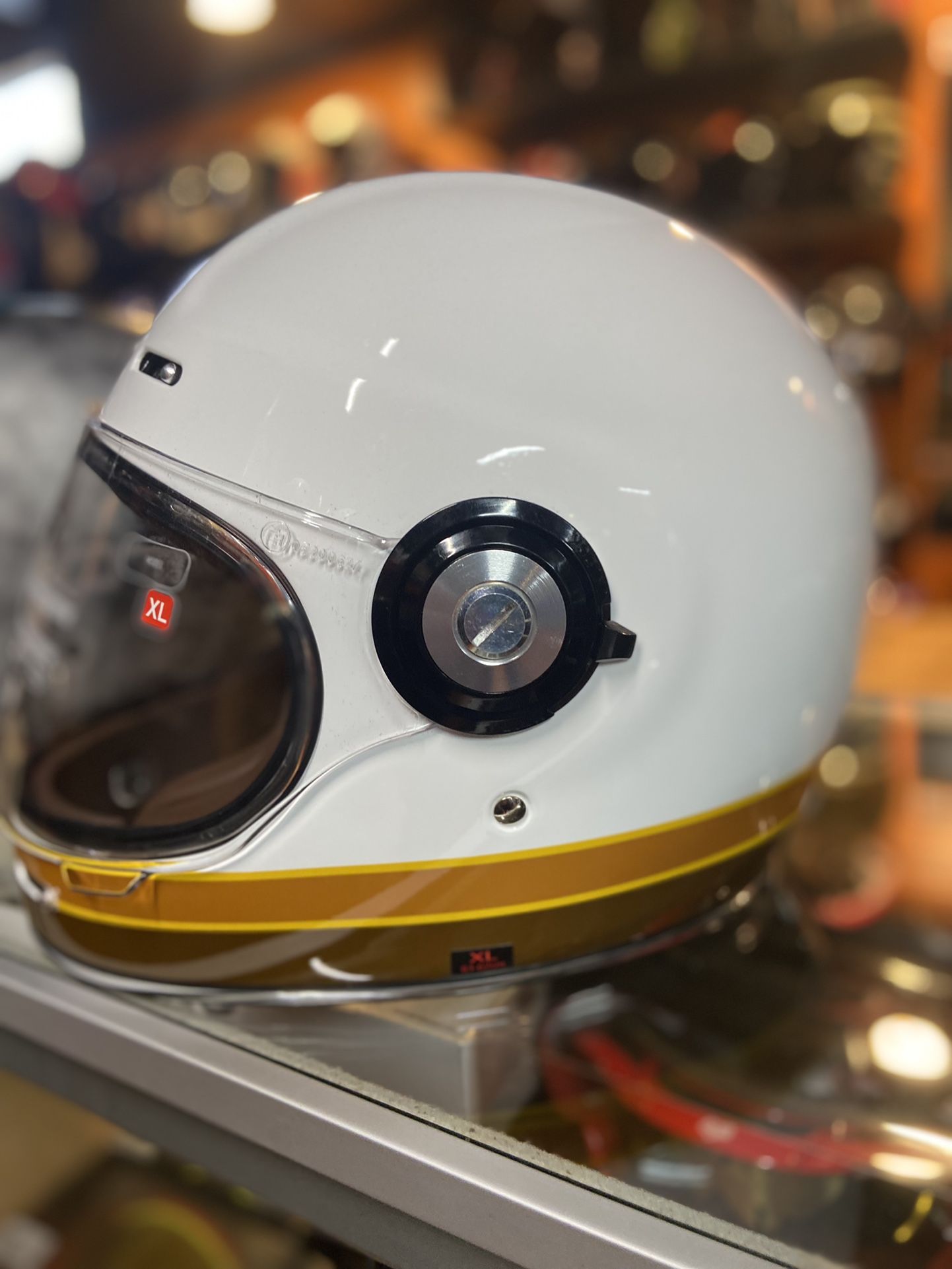 New Retro Dot Full Face Motorcycle Helmet $220