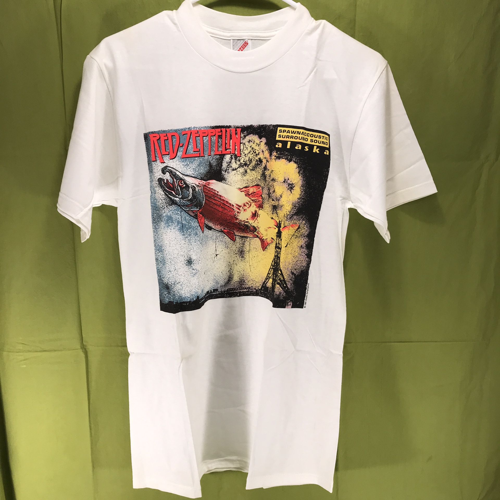 Vintage 1991 Red Zeppelin Alaska T-Shirt Men’s Size Medium