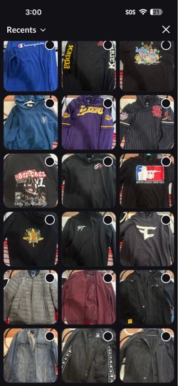 Men’s clothes and shoes