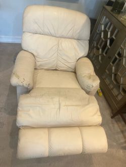 Leather Lazy Boy Rocker
