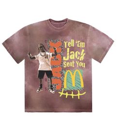 Travis Scott × McDonald's Jack Smile II T-shirt