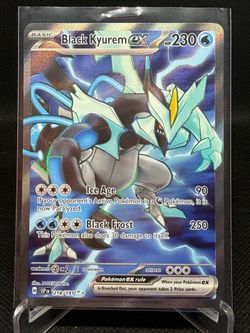 Black kyurem ex Pokemon card
