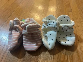 Baby Booties - 2 Pair