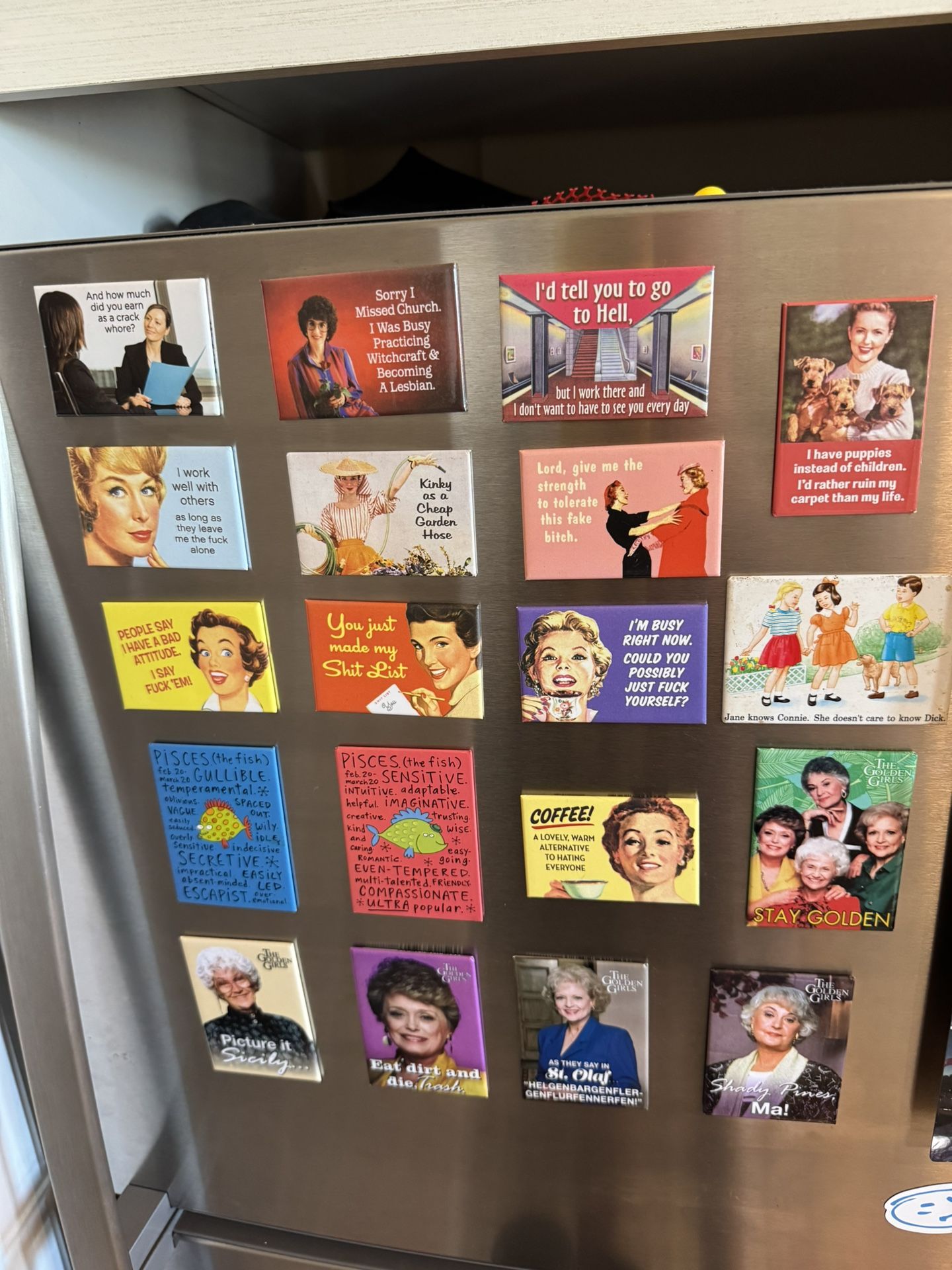 Refridgerator Magnets Whole Lot Funny / Golden Girls