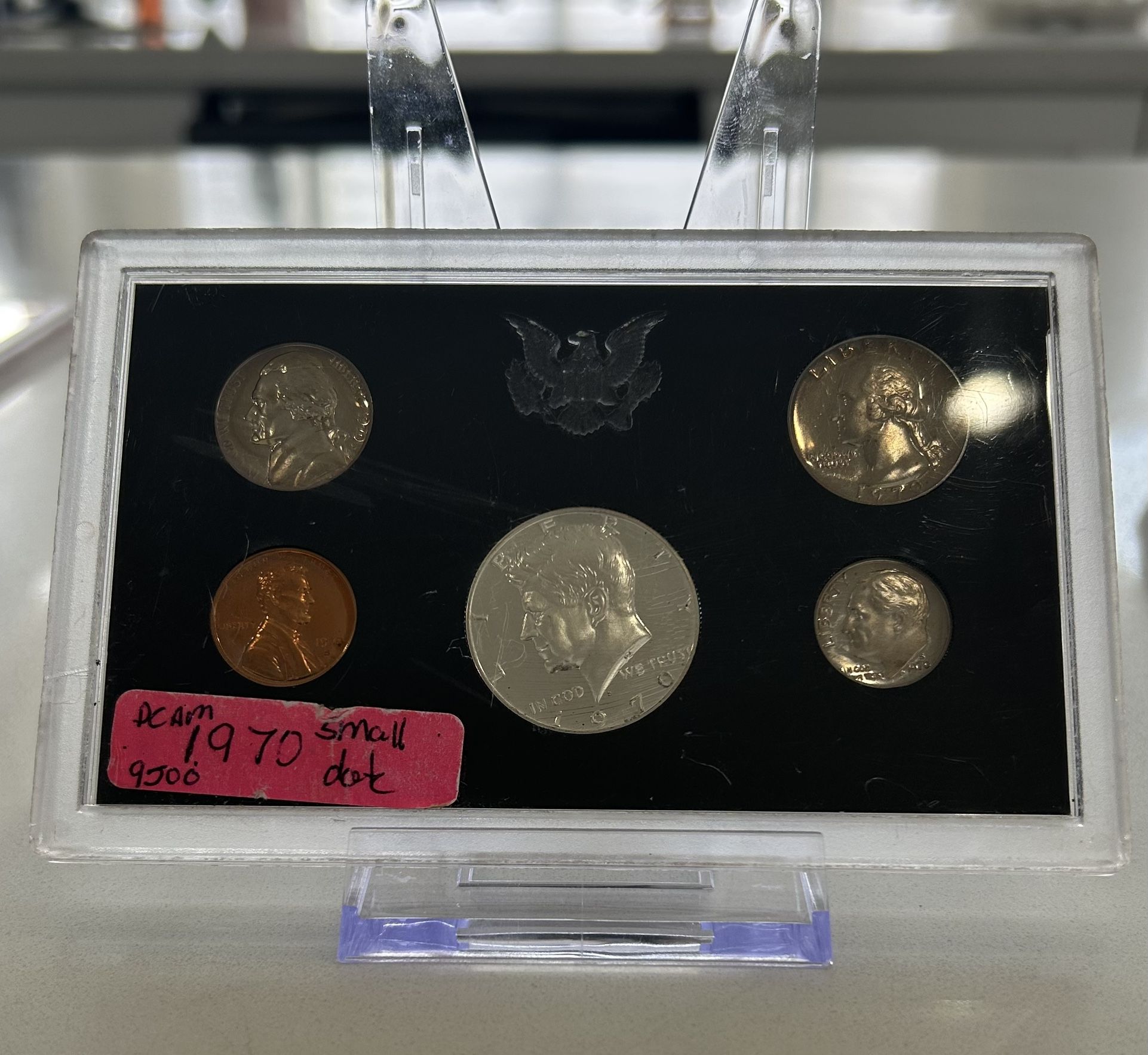 United States Proof Coin Set 1970 Small date Penny