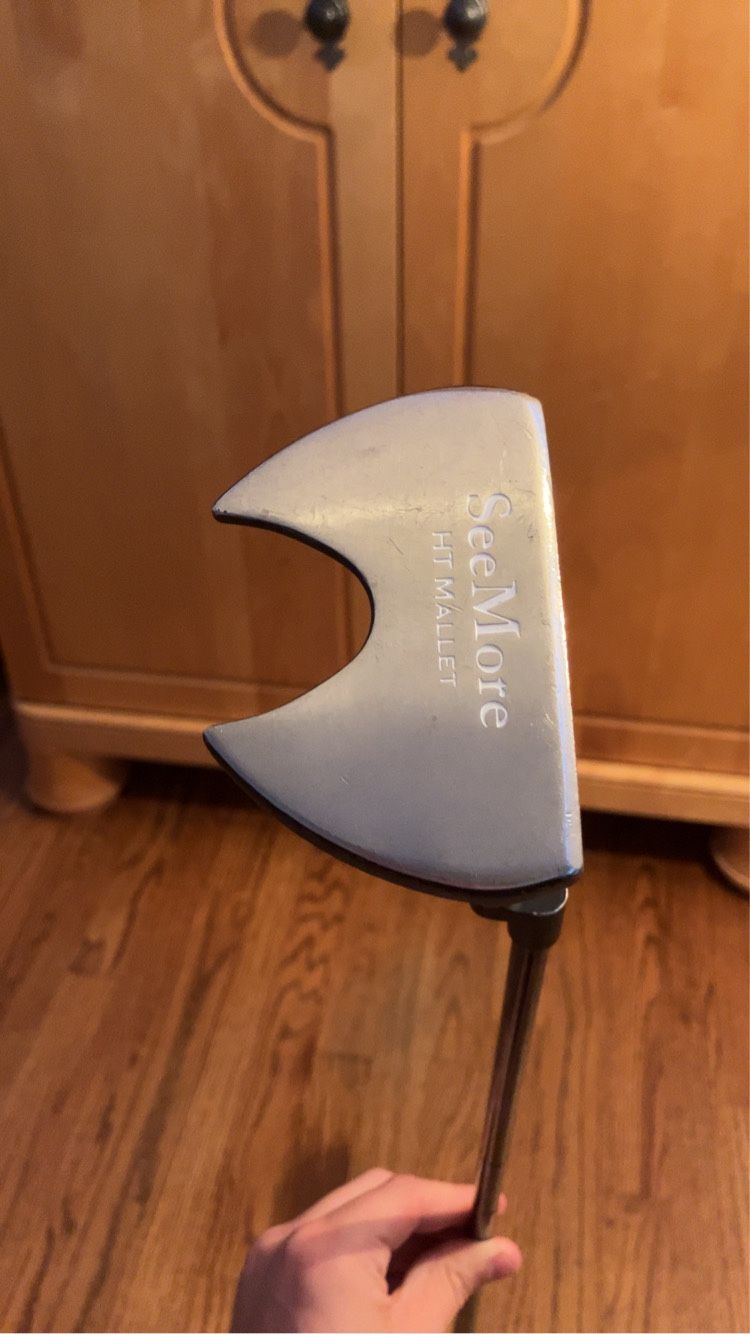 SeeMore HT Mallet Matte Black CS Putter 34” RH