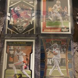 CJ stroud Rookie Card lot